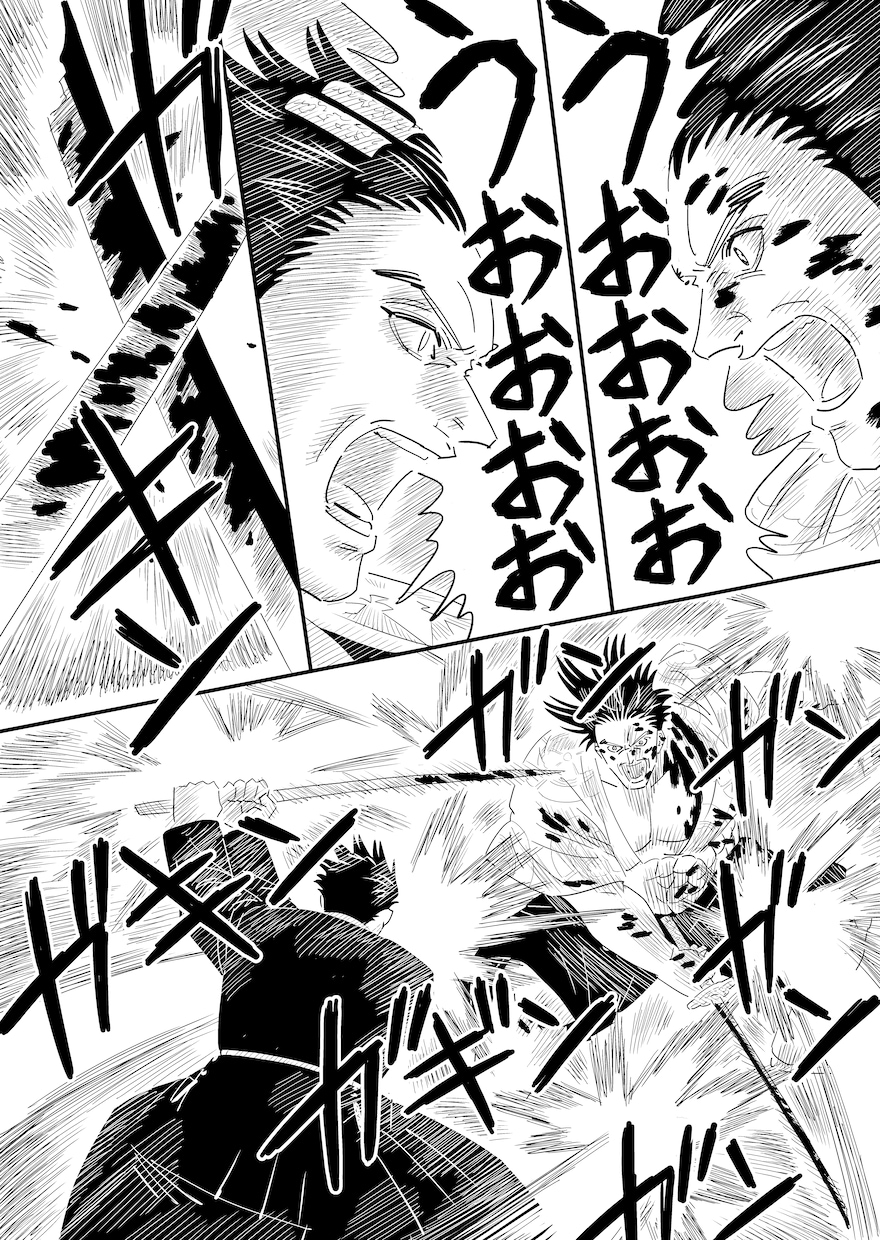 モノクロ漫画をお描きます 重厚なモノクロ漫画を短期間で描き上げます！ イメージ3