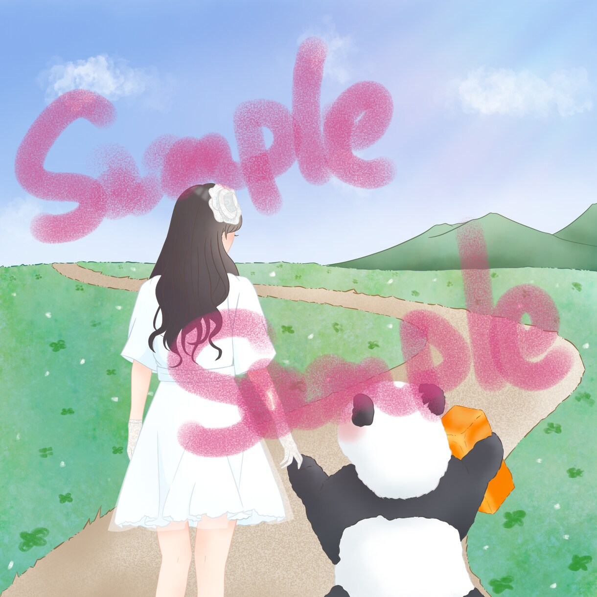 一枚絵やアイコンお描きします ふんわりとした絵やポップなアイコンを描かせていただきます イメージ3