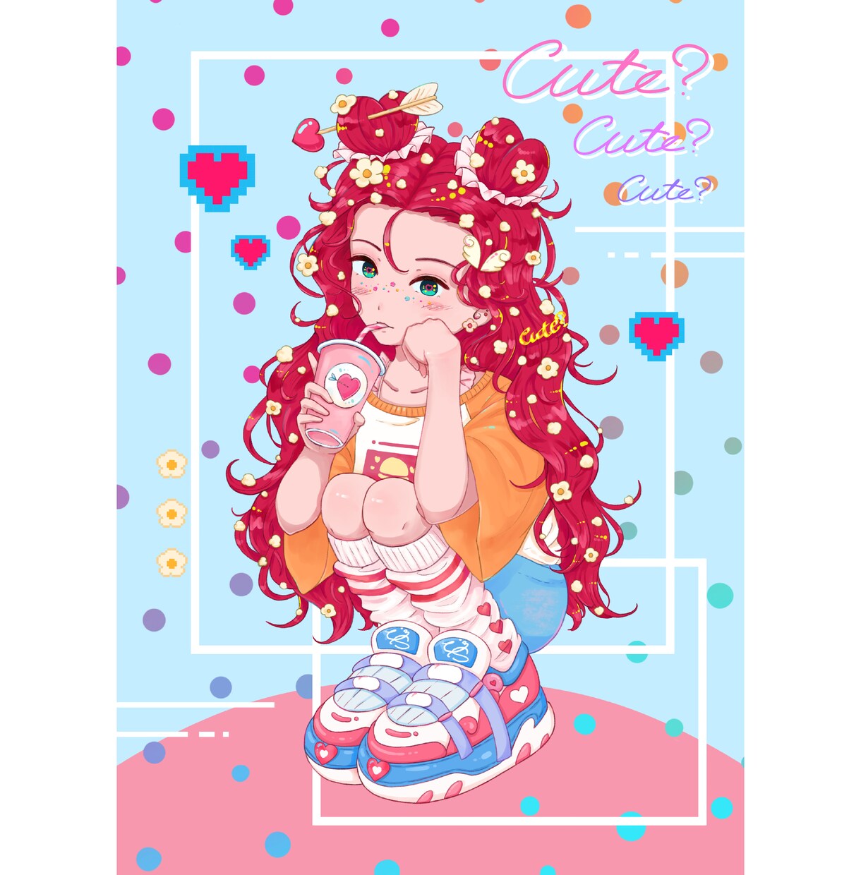 ポップでかわいいイラスト描きます アイコン！配信素材！グッズ！挿絵！などに！ イメージ5