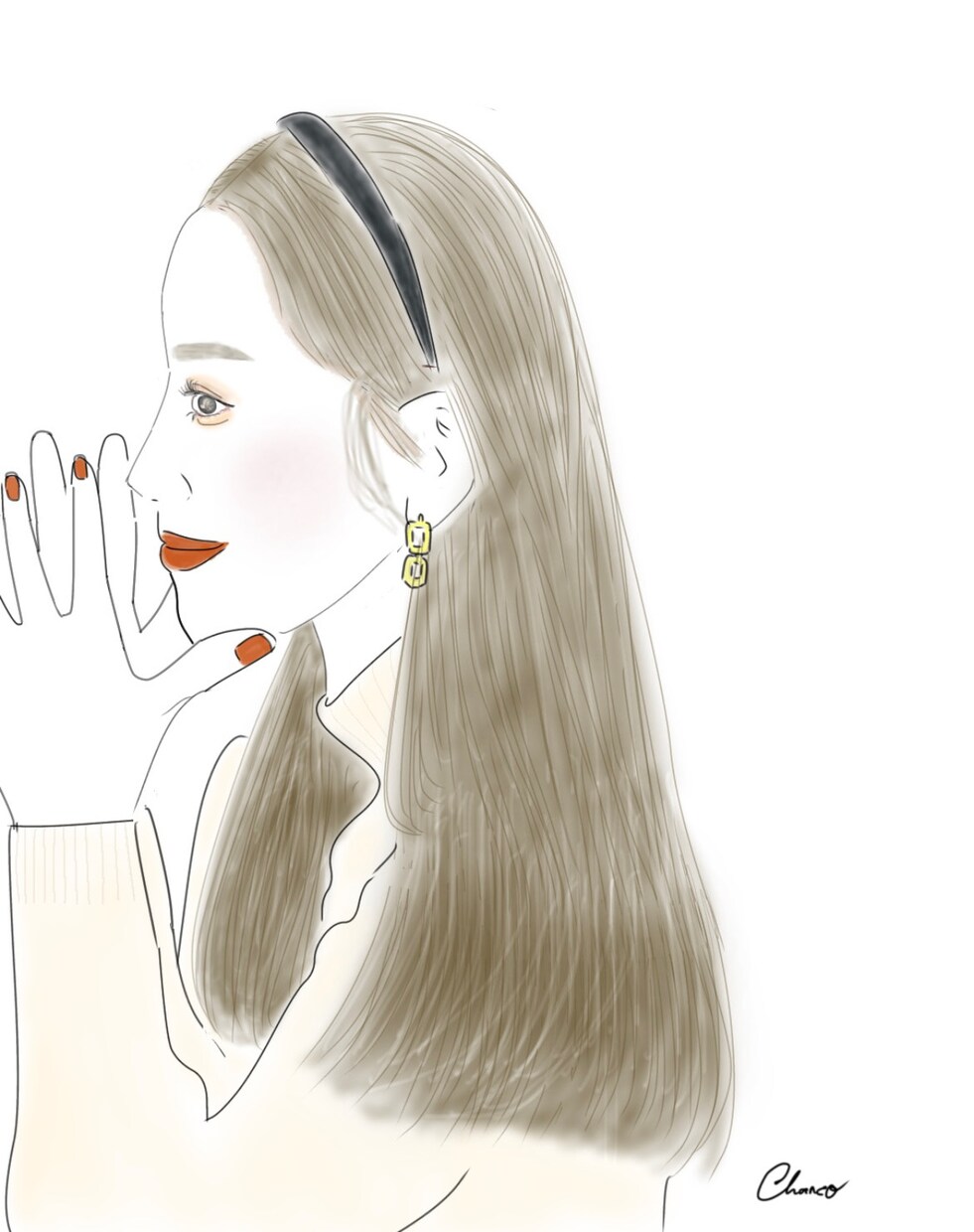 シンプルな線画を描きます お写真を元に特別な日、普段の何気ない格好のあなたを描きます イメージ4