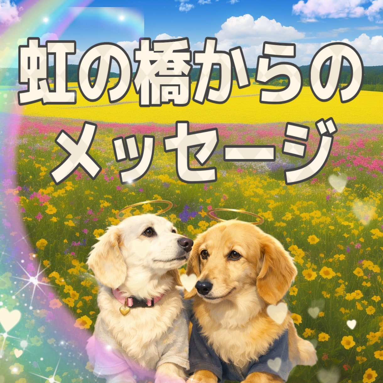 虹の橋からのメッセージ✨お伝えします 虹の橋へ旅立った子の思い・暮らし・お伝えします。 イメージ1