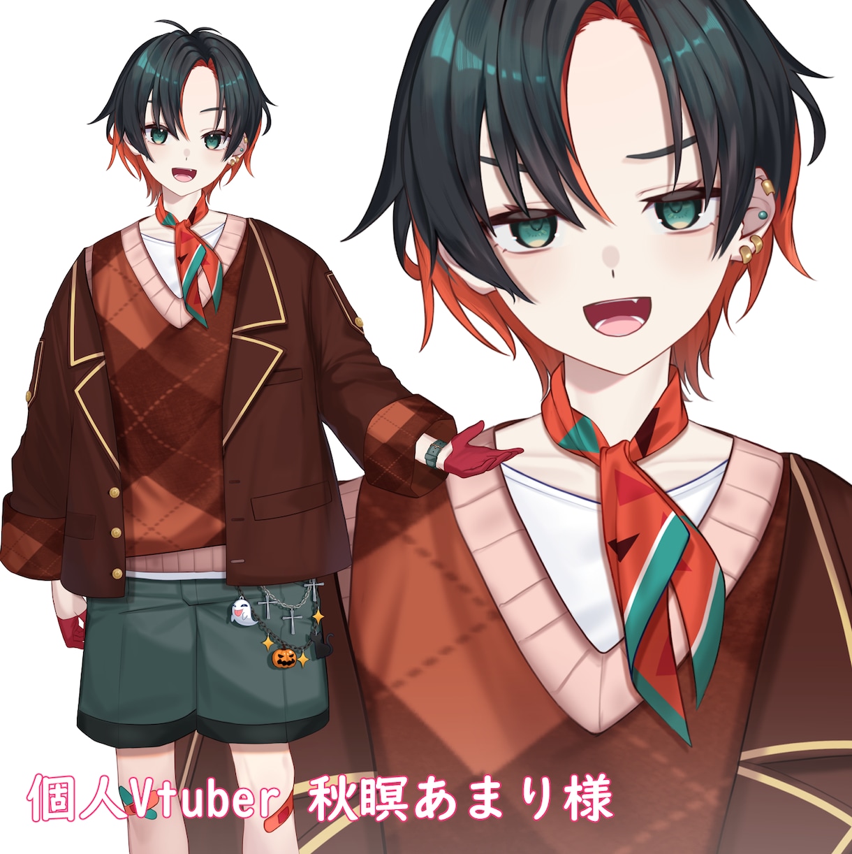 デザイン～モデリングまでVtuber制作します 高クオリティモデルで、あなたもデビューしませんか？ イメージ4