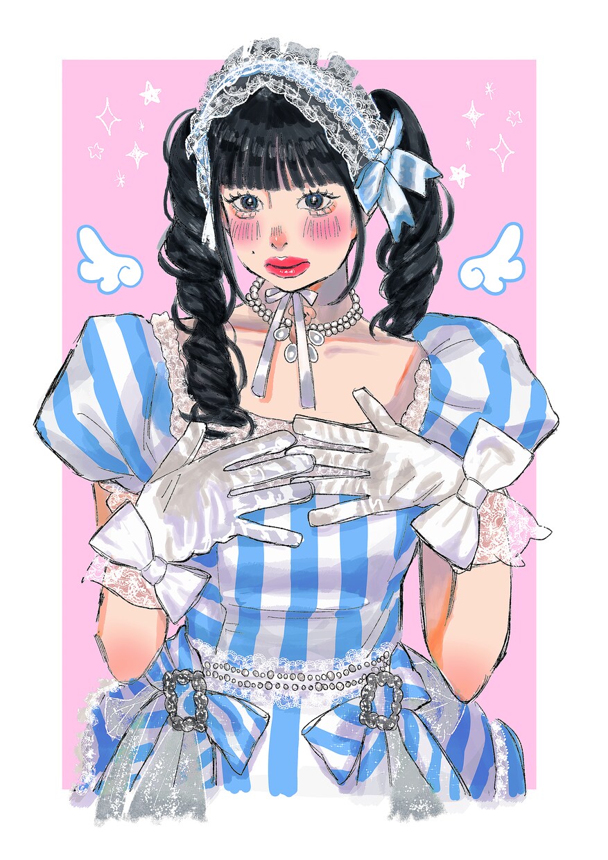 K-POPアイドル少女漫画風似顔絵を描きます あなたの推しみたいに！主役にさせます✮*｡ﾟ イメージ1