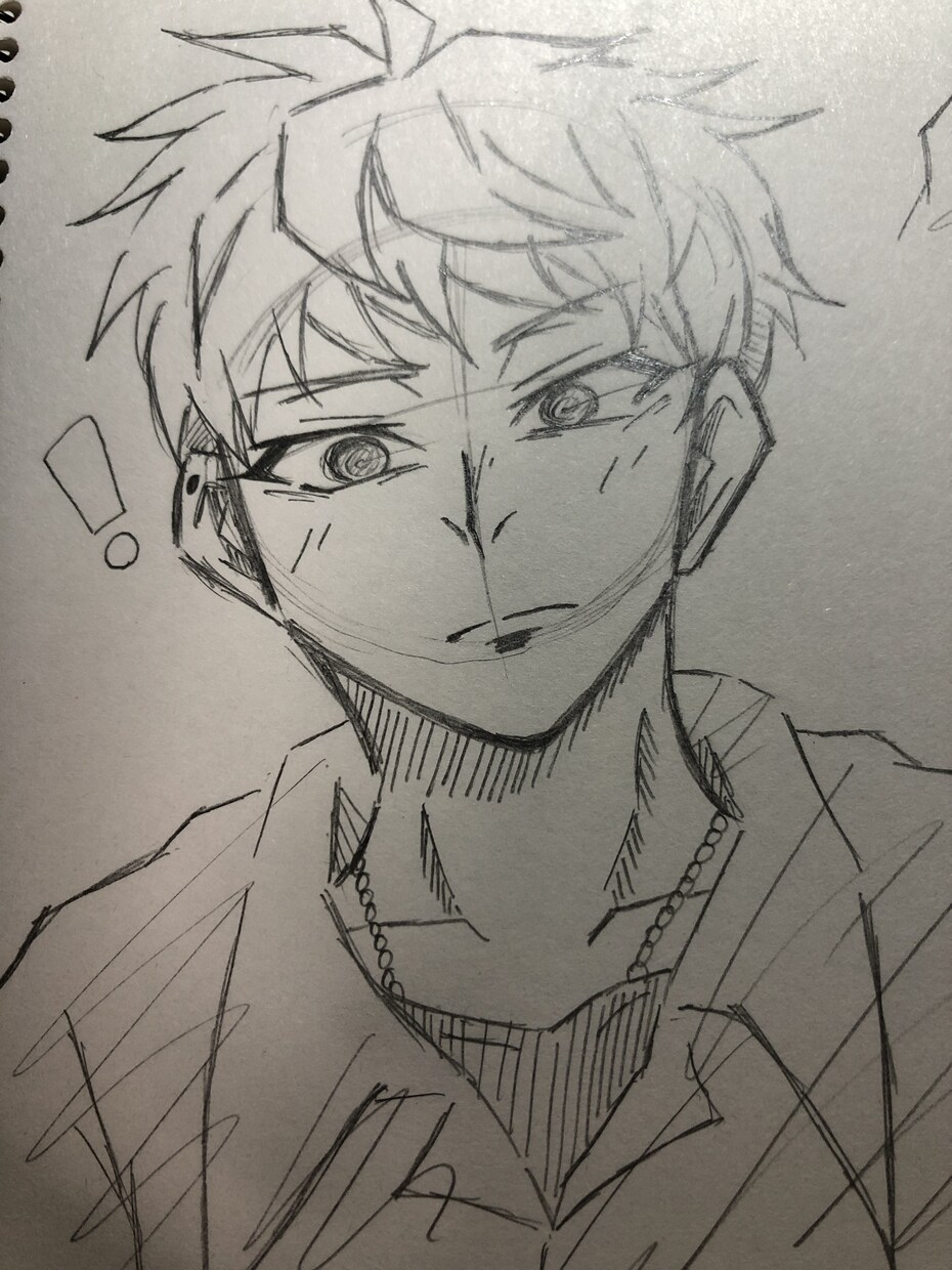 初心者ですがアニメのイラストを描かせて頂きます 線画や白黒・色付き等のイラストでハガキに心を込めて描きます。 イメージ4