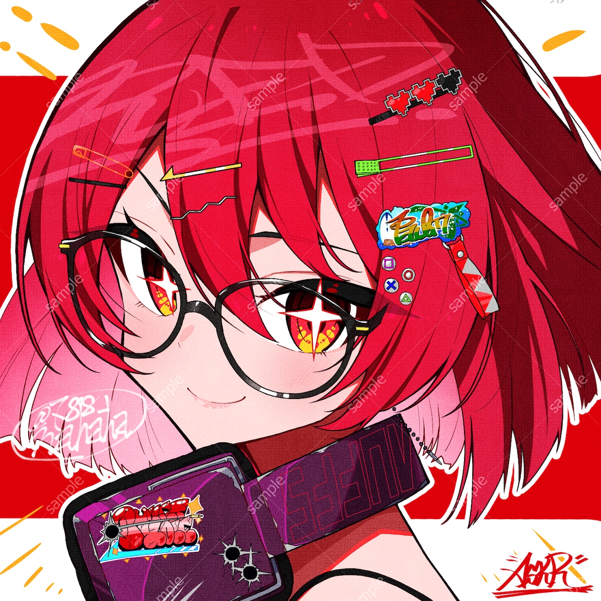 オリジナルアイコン描きます 似たような絵柄のアイコンは嫌だなぁ…と思いませんか？ イメージ4