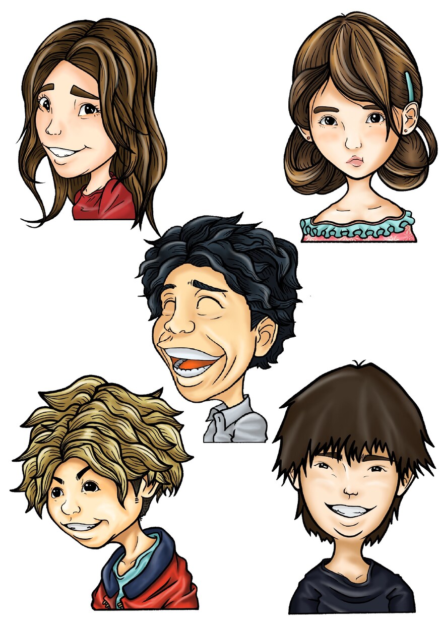 似顔絵作成します SNSのアイコンやプレゼントに！ イメージ1