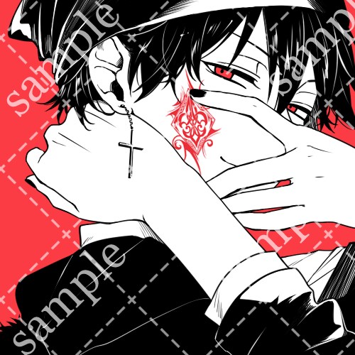 白黒イラスト描きます とぅるとぅるのツヤベタが得意です イメージ2