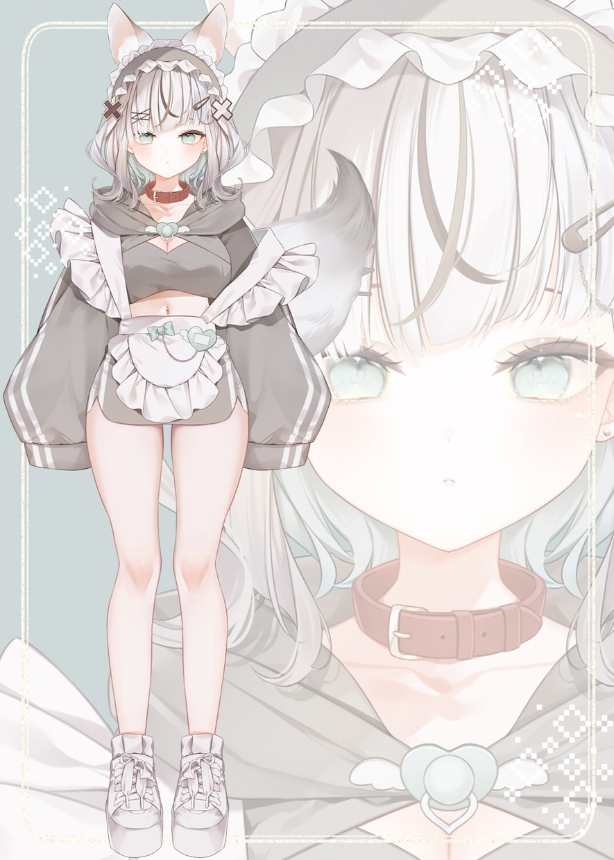 Live2Dパーツ分けイラスト制作いたします 理想の可愛い姿にお仕立ていたします イメージ5
