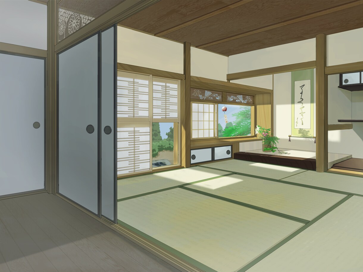 ２枚以上お得！著作権譲渡・商用利用可/背景描きます ２枚以上で千円引き/最短2週間！背景を作成します イメージ5