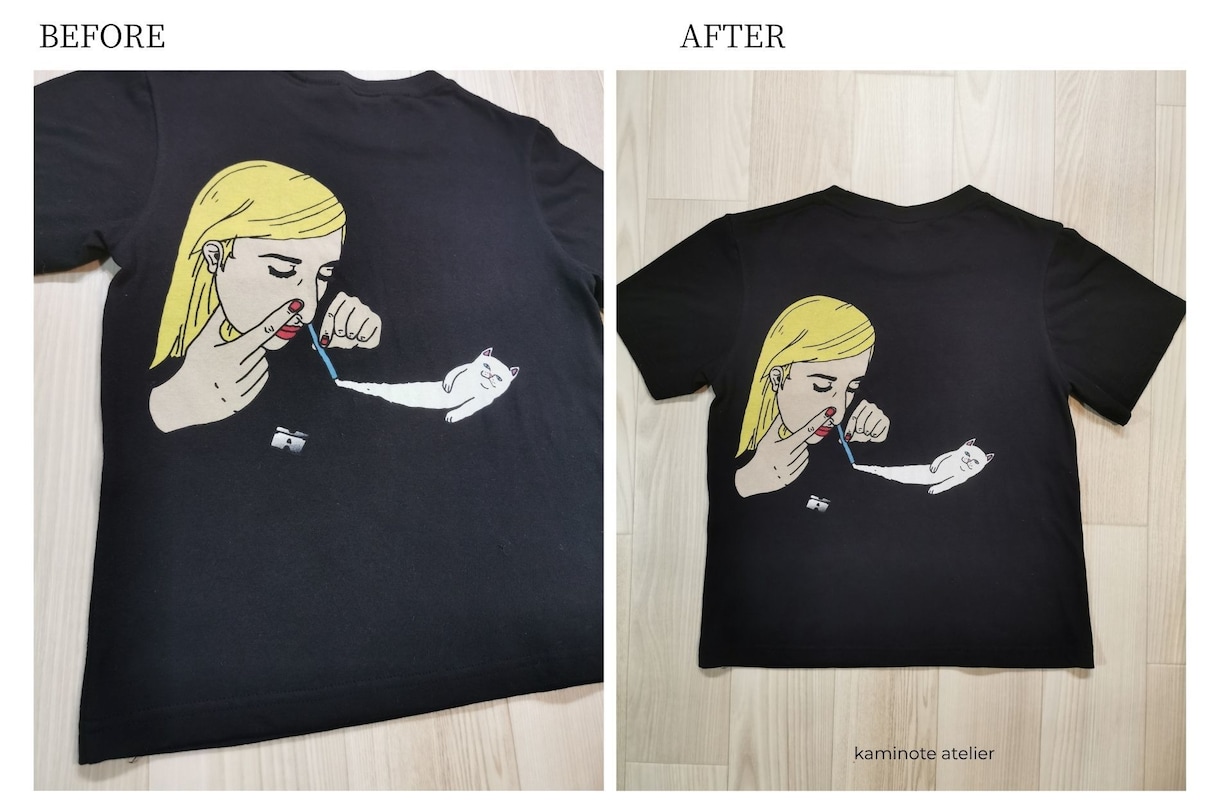 推し活応援！Tシャツカスタム、着丈調整もできます 推しのバンドやアイドル、アーティストのTシャツをオリジナルに イメージ8