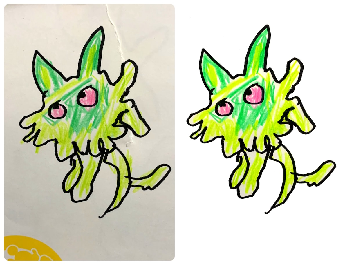 お子様の落書き デジタル化します デジタル化5枚での価格になります！ イメージ3