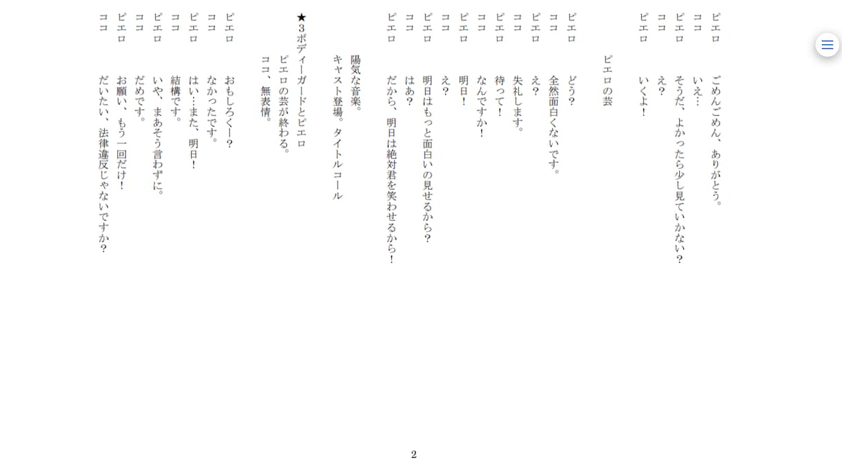 舞台劇作家がオリジナル物語の脚本かきます あなたの演りたい世界を一緒に創りましょう イメージ2