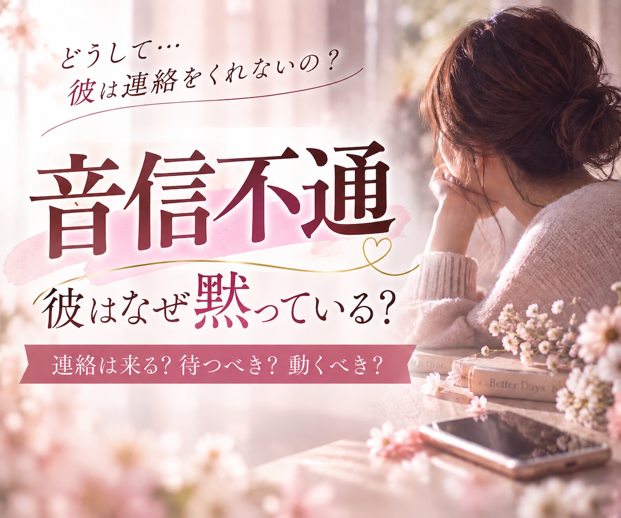 音信不通の理由と彼の気持ちを霊視します 恋愛・電話相談｜既読無視・未読スルー｜彼の本音と今後を視ます イメージ1