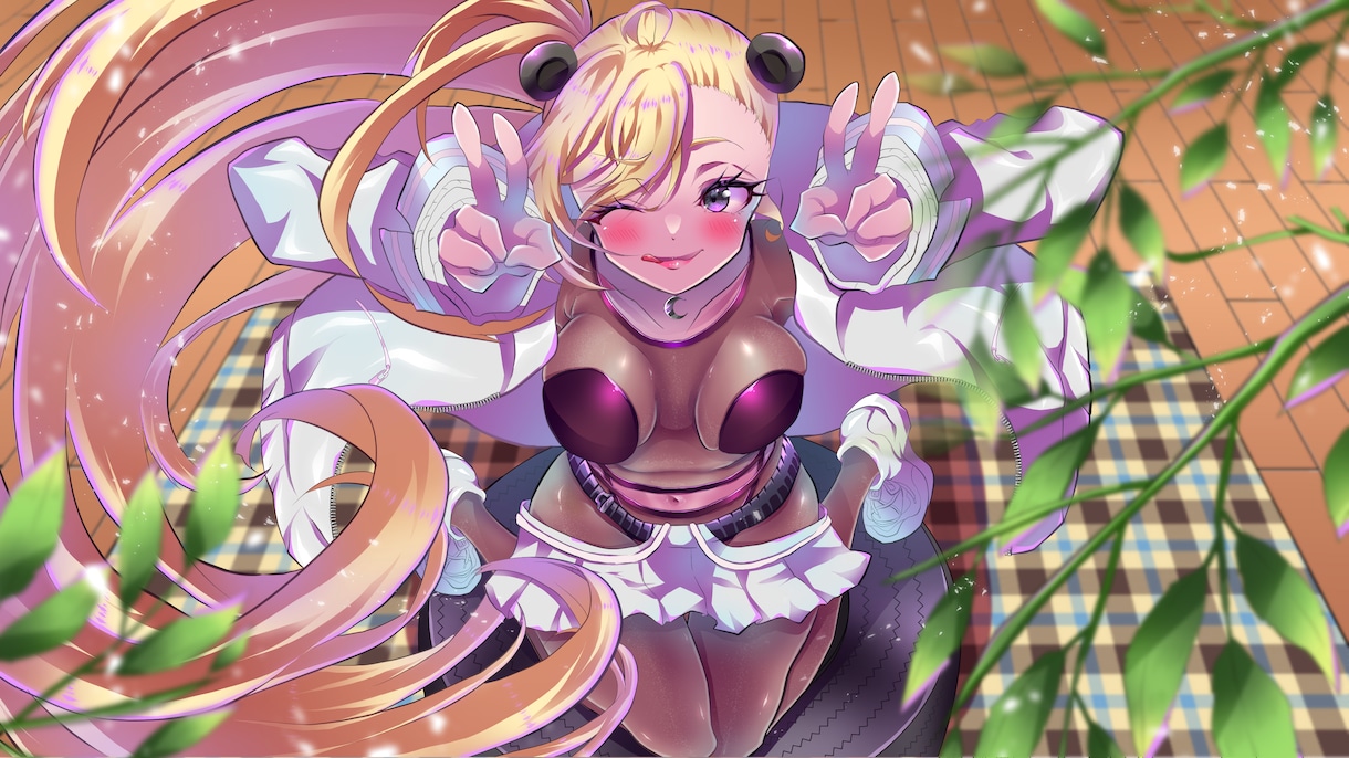 アニメ調のカラフルで動きのあるMVイラスト描きます かわいいカッコいいセクシー綺麗も全てお任せ！ラフ2案付で安心 イメージ7