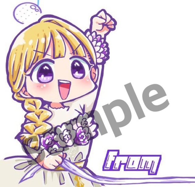 アイドルのイラストを描きます 生誕祭等のファン有志企画に使うメセカにいかがですか？ イメージ4