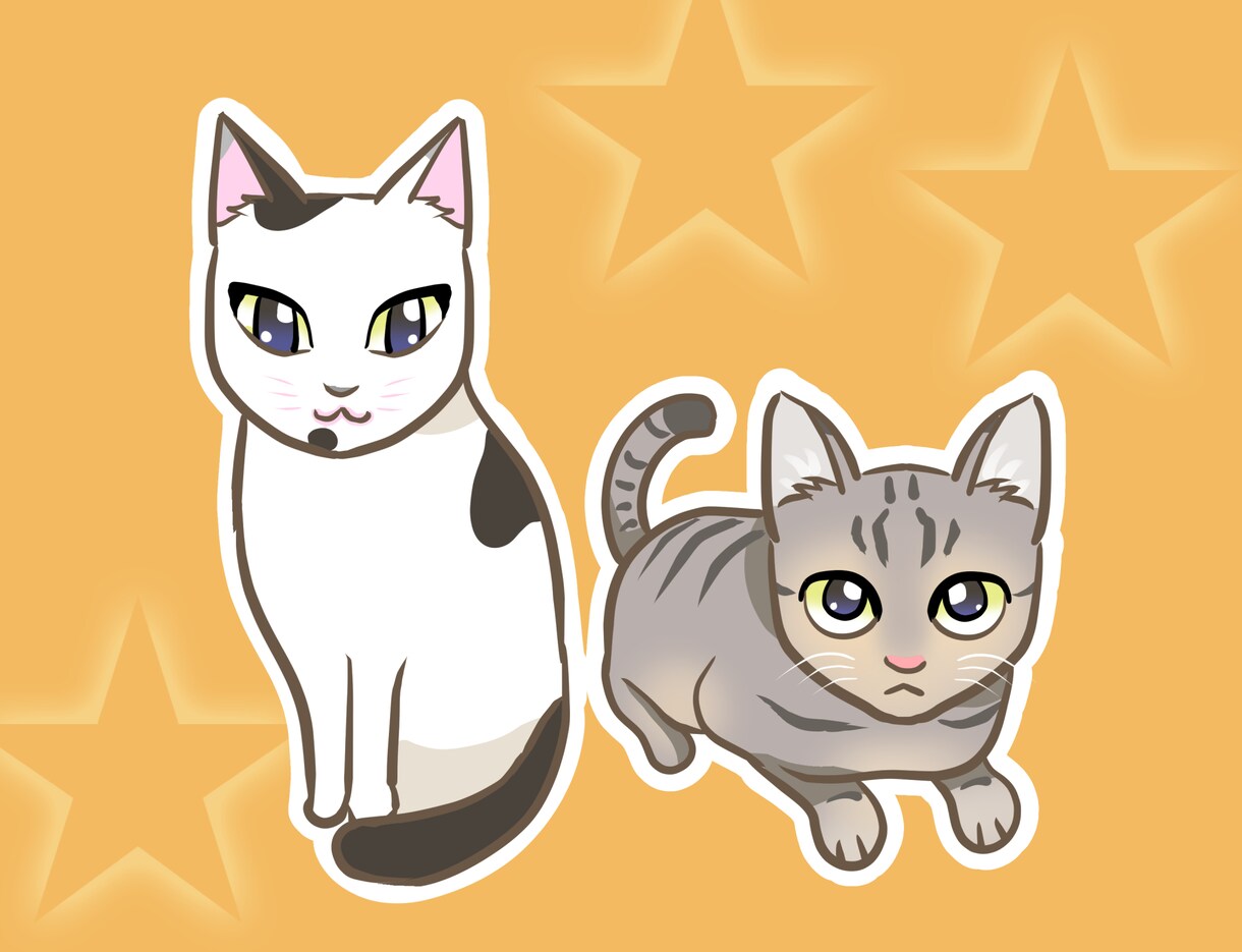 印刷可☆ペットのイラスト描きます 漫画制作のプロが、ペットを可愛くキャラ可してお描きします☆ イメージ3