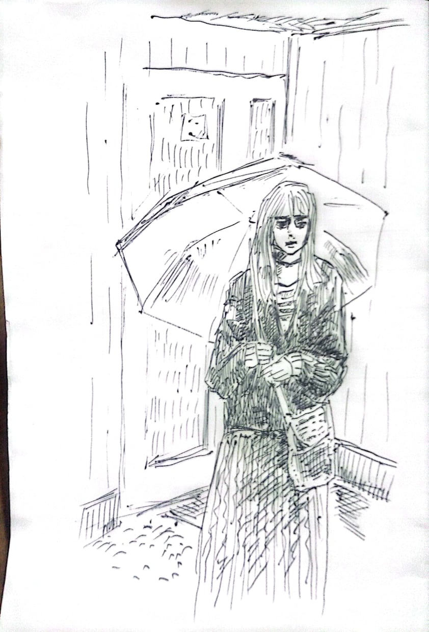 モノクロイラスト描きます 挿し絵調、アイコン風、似顔絵などを描いていきたいと思います。 イメージ2