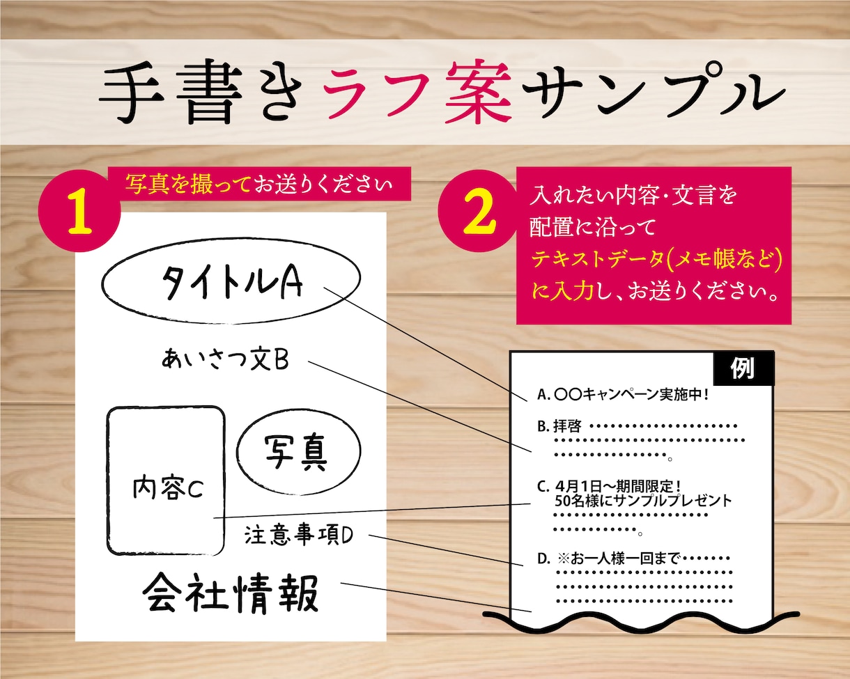 格安◎様々なデザインのチラシ作成させていただきます チラシ・ハガキお知らせ・案内文など、まずはご相談ください◎ イメージ2