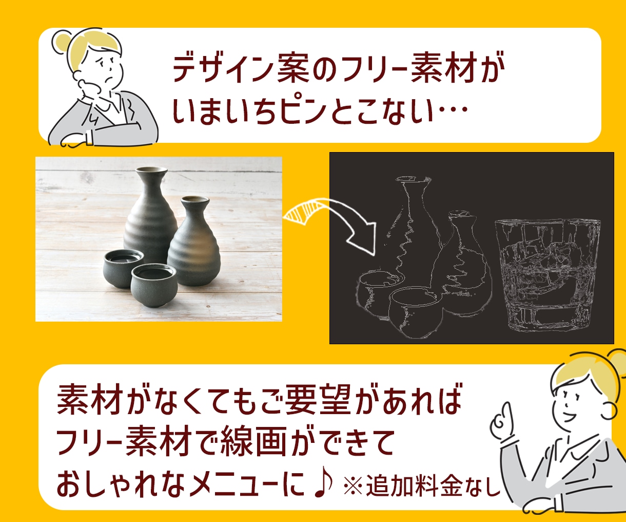 飲食店様向け　文字だけメニュー作成します さくっとメニューと価格を投げるだけ！お気軽文字だけメニュー イメージ3