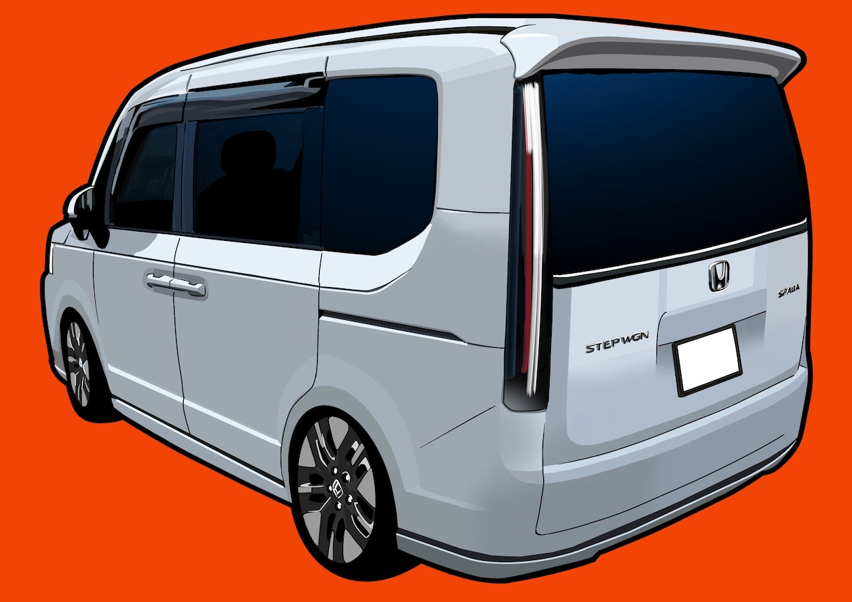 車、バイク、乗り物☆リアルなイラスト、作成します SNSアイコン、プレゼント、ステッカー、納車祝にいかがですか イメージ2