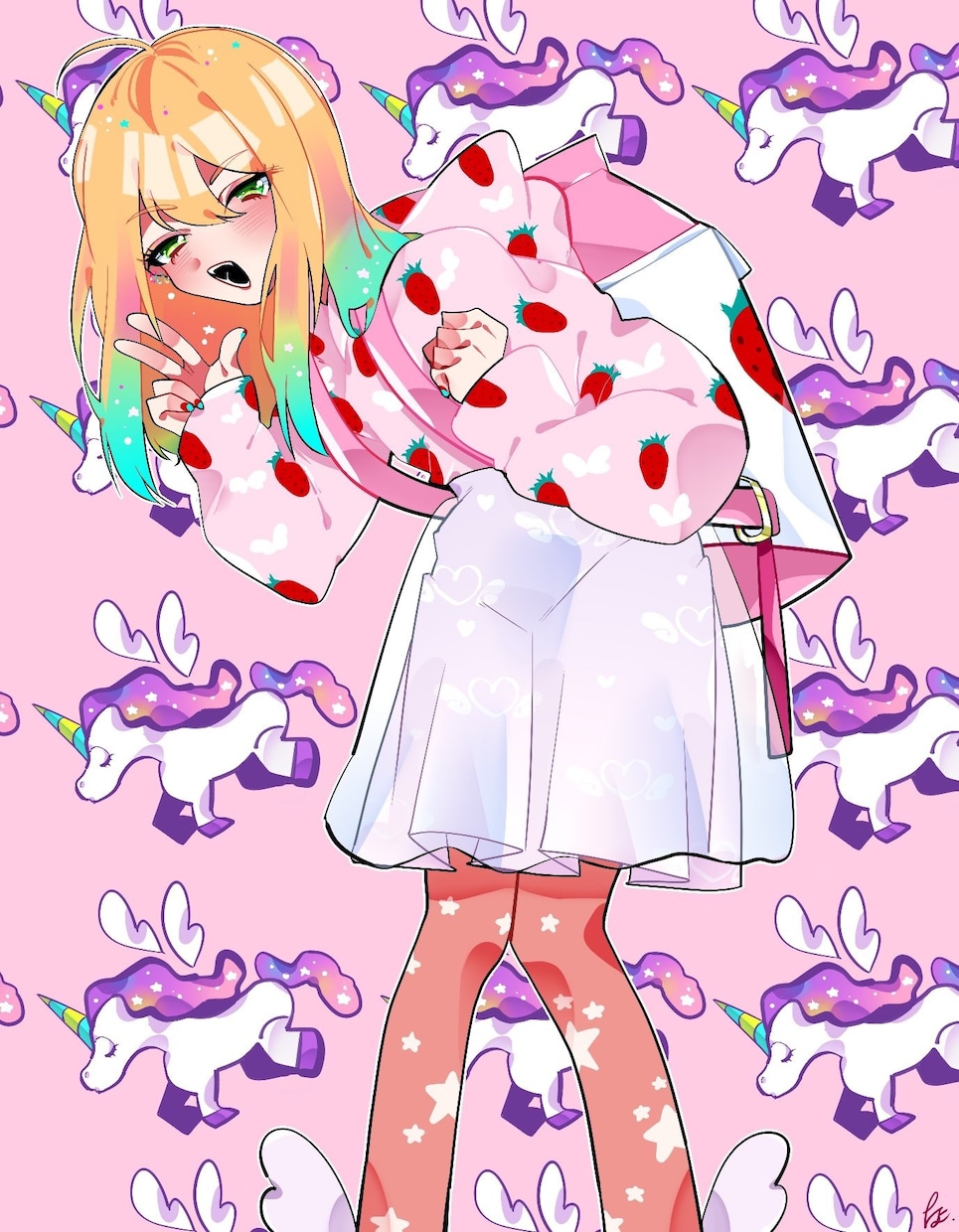イラストを描きます 彩度の高い絵やパキッとした色塗りがお好きな方にオススメです。 イメージ3