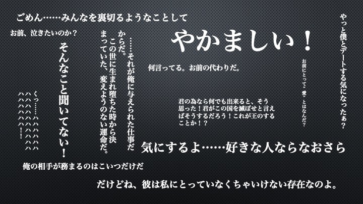 オリジナルの物語、書きます 貴方の想像の世界を具現化！言葉の用い方など細部まで指定可能！ イメージ1