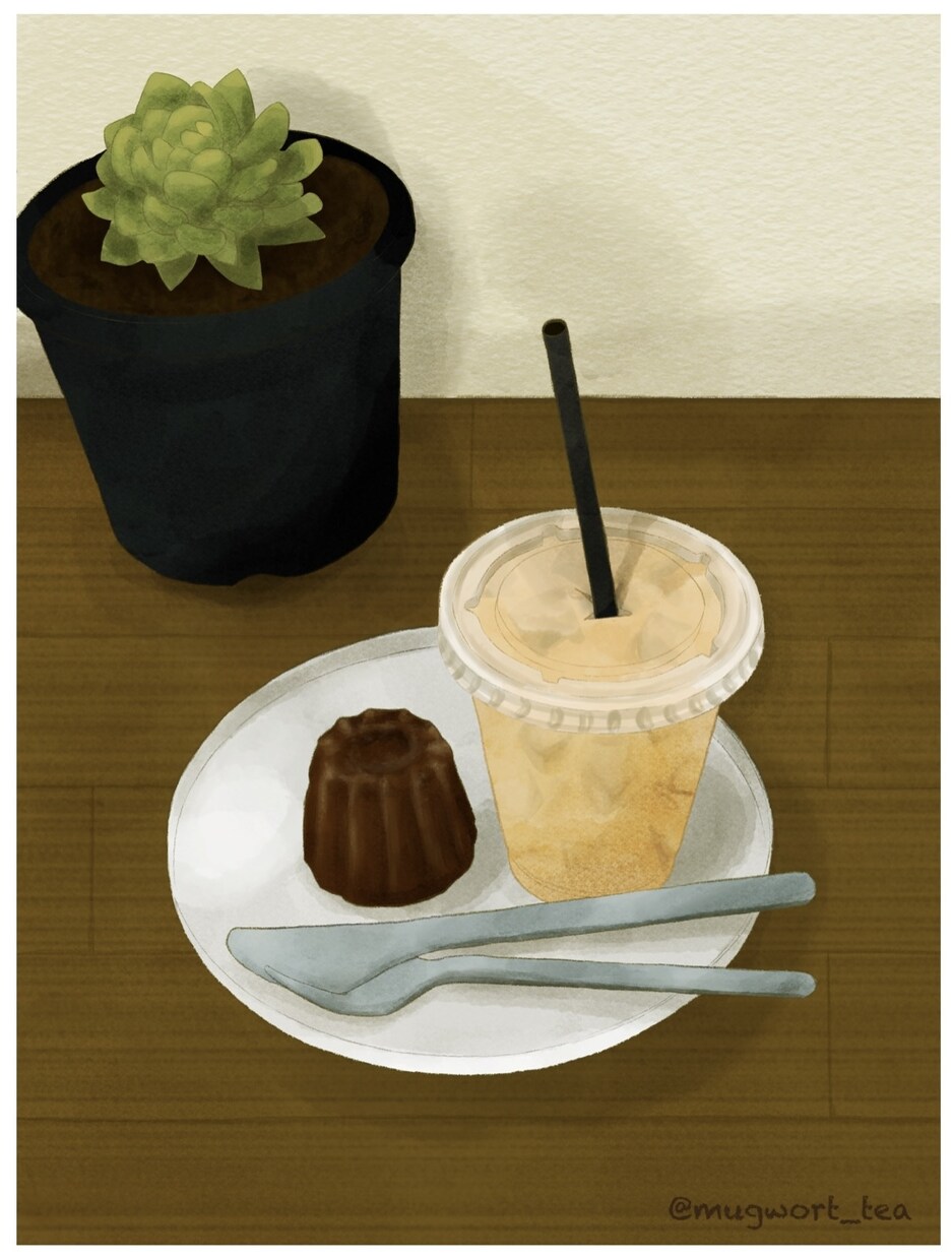 食べ物のイラスト描きます スイーツなどの食べ物でゆるい感じのイラストを描きます。 イメージ9