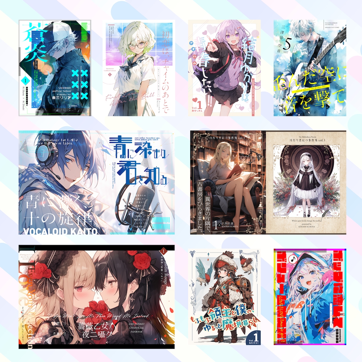 好き！に寄り添う、同人誌表紙デザインします BL・漫画・小説対応！商業プロが表紙デザインをご提案！ イメージ3