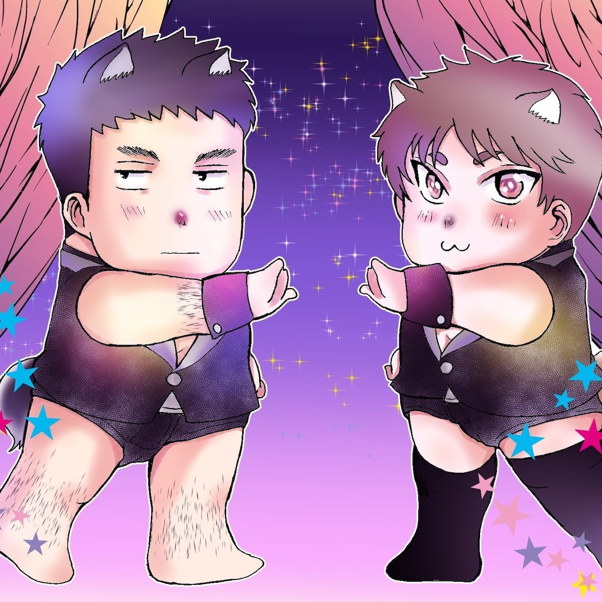 ミニキャライラストでSNSのアイコン等を作製します ミニキャライラストからSNSアイコン等を作製致します イメージ1