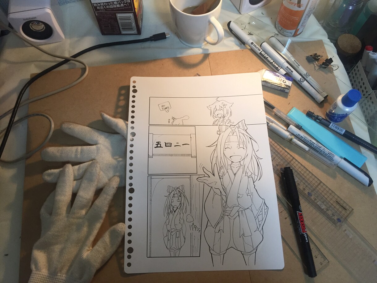 イラスト・マンガ・キャラクター制作します アナログ作業でのイラスト・マンガ・キャラクター制作 イメージ2