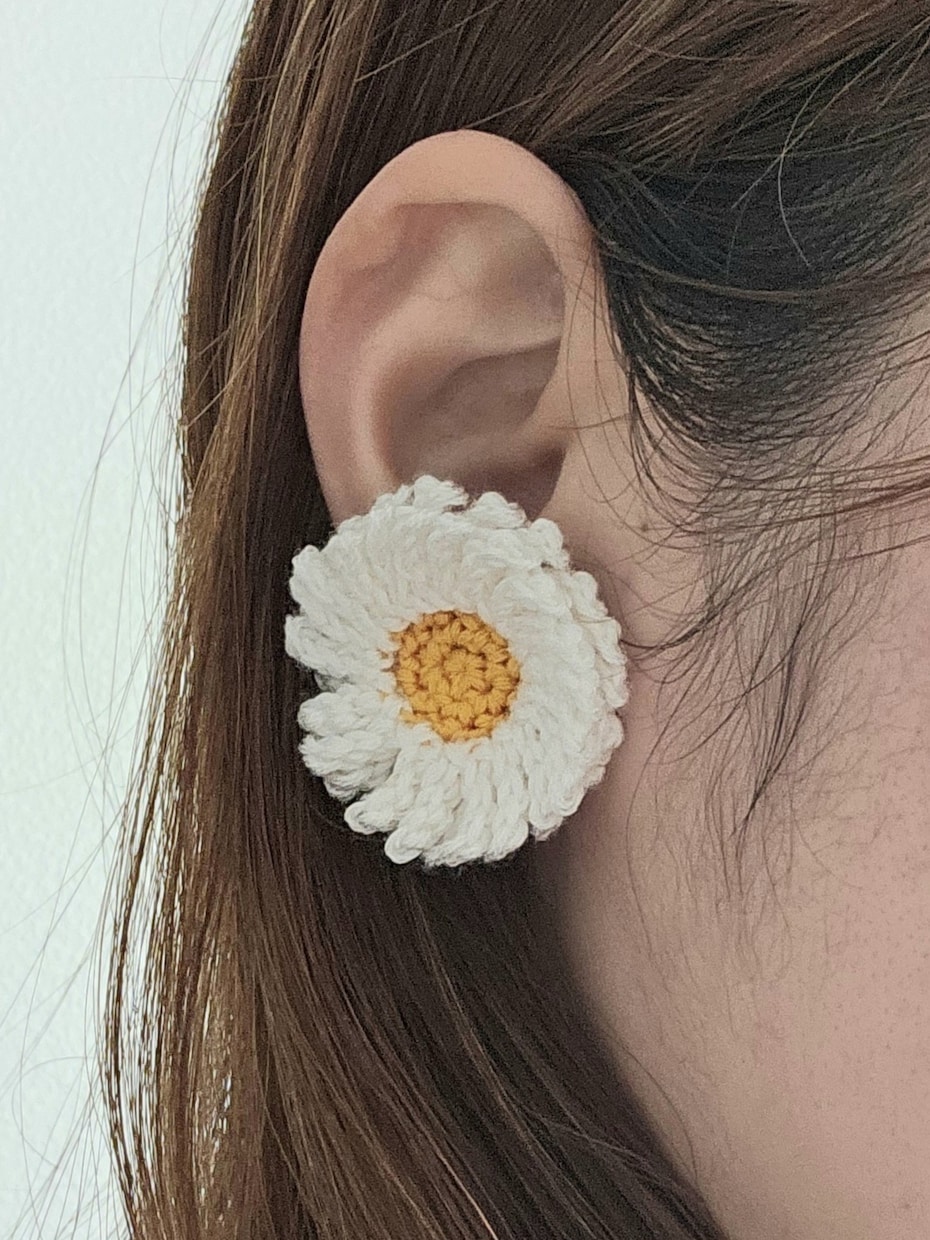 推し色のかぎ針編みアクセサリーを作成します お好きな色の糸でアクセサリーを作成、デザインもご相談ください イメージ2