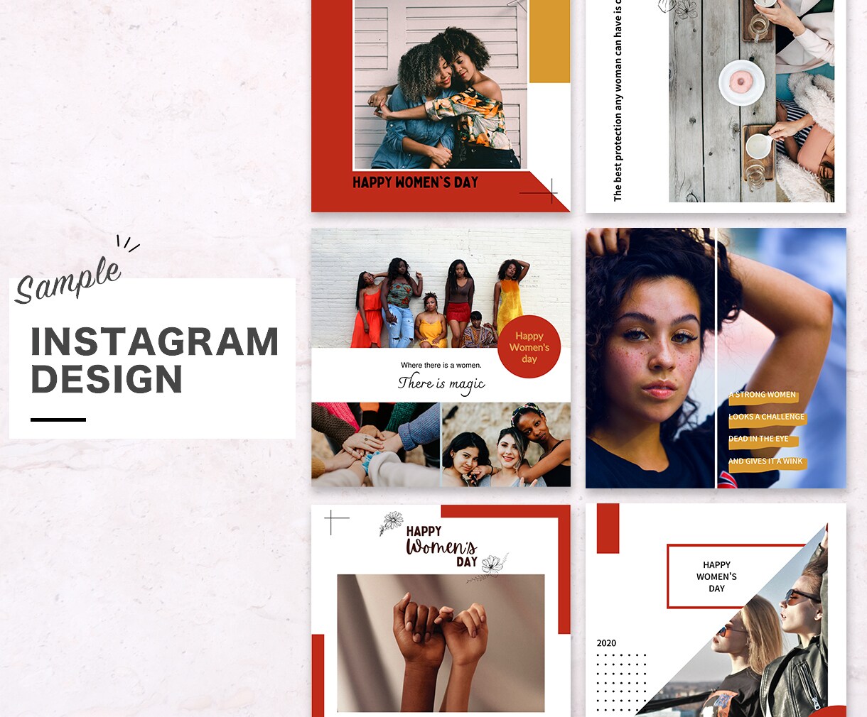 おしゃれなInstagramのデザイン作成します 現役ウェブデザイナーがインスタグラムの投稿をお手伝いします。 イメージ2