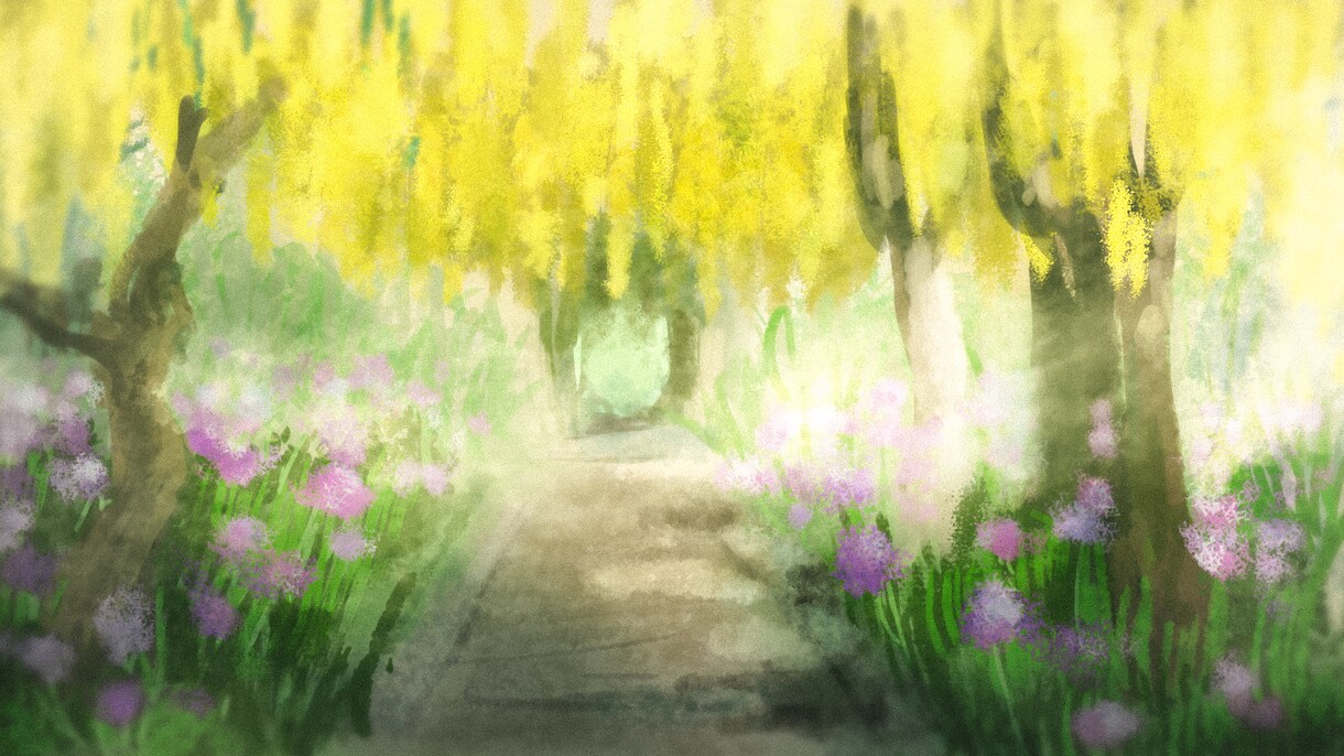 風景込みのオリジナルイラスト全般を作成します 手書き風景込みです。自然を得意としています。 イメージ4