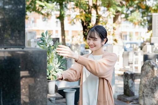 お墓参り代行致します 遠方でいけないなどのご事情にお答え致します。 イメージ1