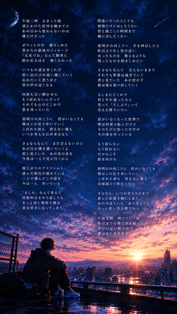 頭の中の世界を歌詞にします ぼんやりしたイメージからでも一緒に形にします イメージ3