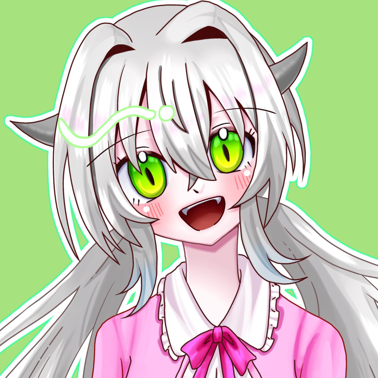 SNSアイコン用のかわいいイラスト描きます 鮮やかな色使いと立体感のあるタッチ イメージ1