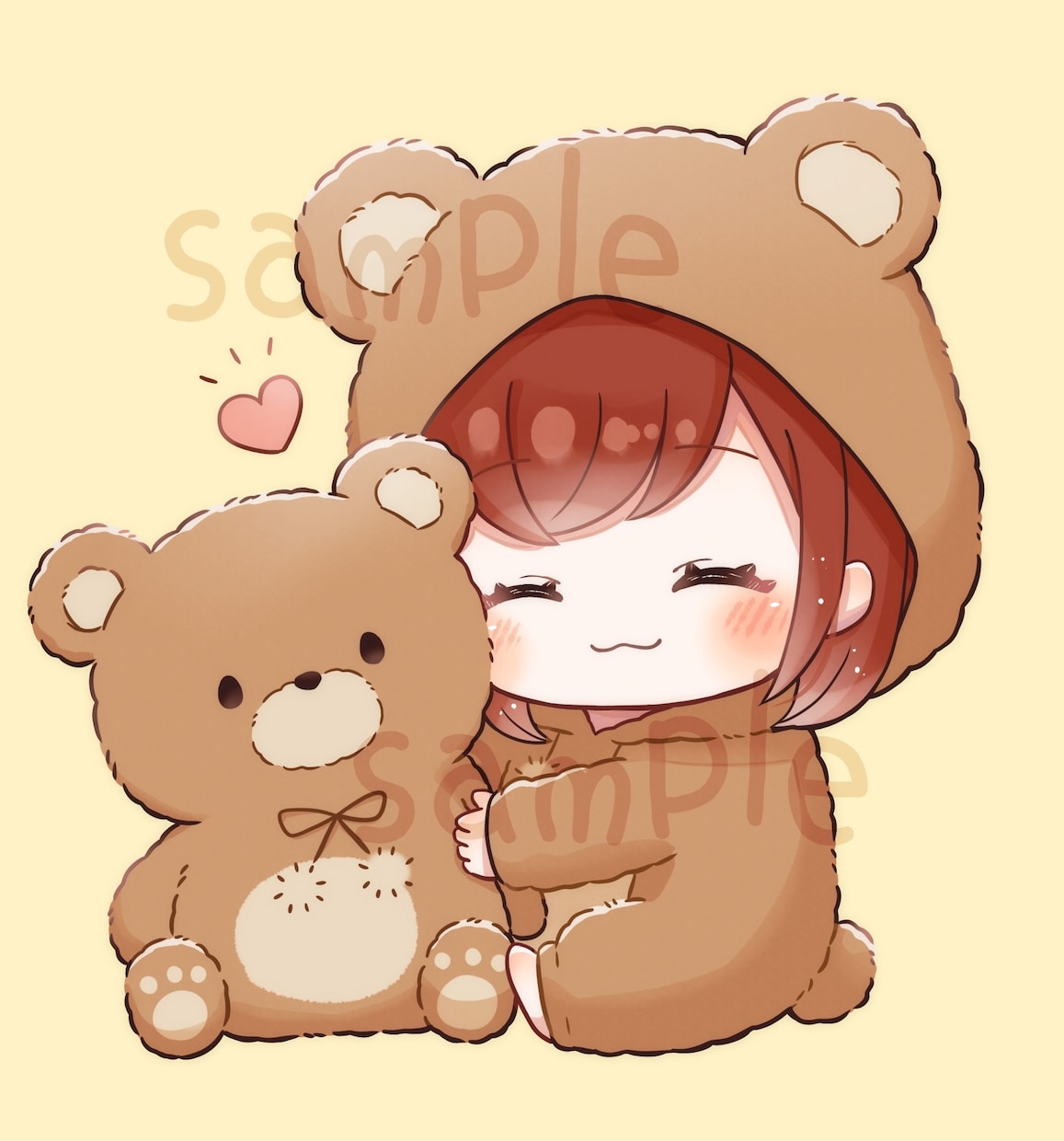 お試し価格で商用無料のちびキャラを描きます ✨ご新規様限定✨お手頃価格でご依頼をお試しできます❁︎ イメージ8
