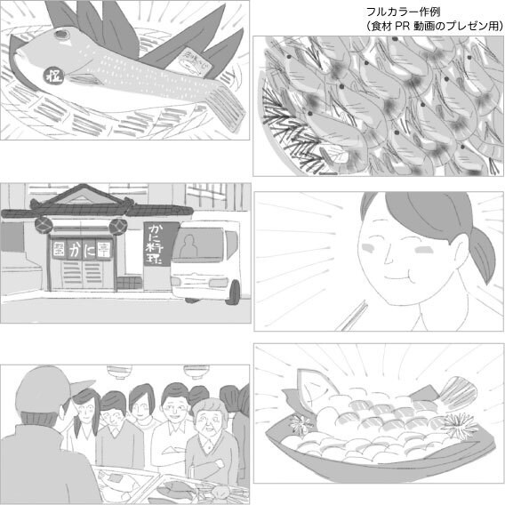 わかりやすい【絵コンテ／プレゼン用途】を描きます ◆【お急ぎ 深夜対応可】「部分カラー」選べます イメージ2