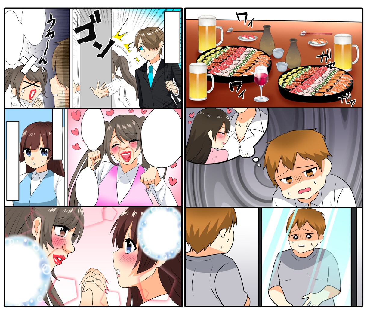 YouTube、ブログ、広告に！マンガ制作承ります ✿目を引くフルカラーマンガ作成！幅広い絵柄に対応致します！✿ イメージ6