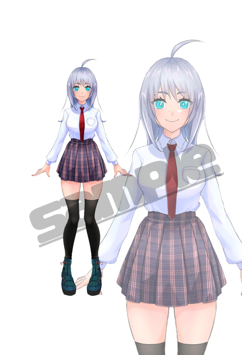 Vtuberデビューのお手伝い致します 立ち絵やパーツ分けイラストであなたのデビューをサポートします イメージ2