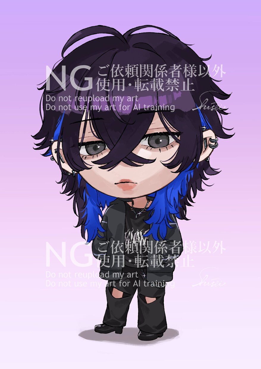 可愛いミニキャラを描きます 新しいミニキャラ作成や、既存キャラのデフォルメも可能です！ イメージ4