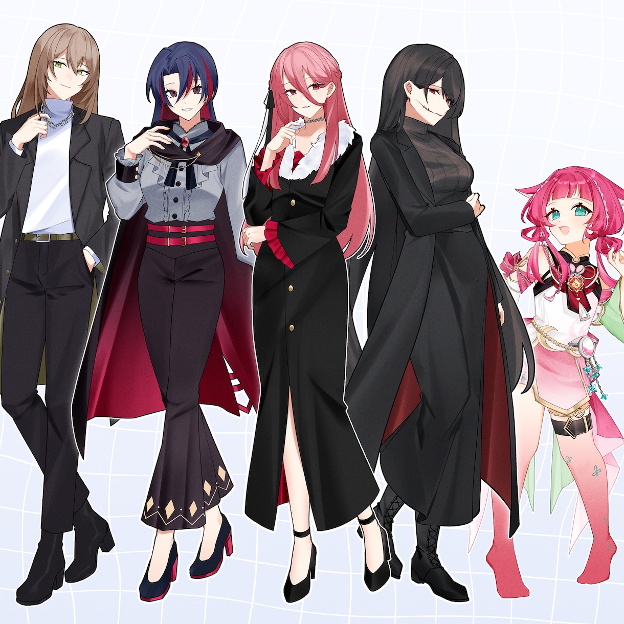 立ち絵イラスト制作します 夢主様、オリキャラ、VTuberなど 立ち絵の制作をします！ イメージ2