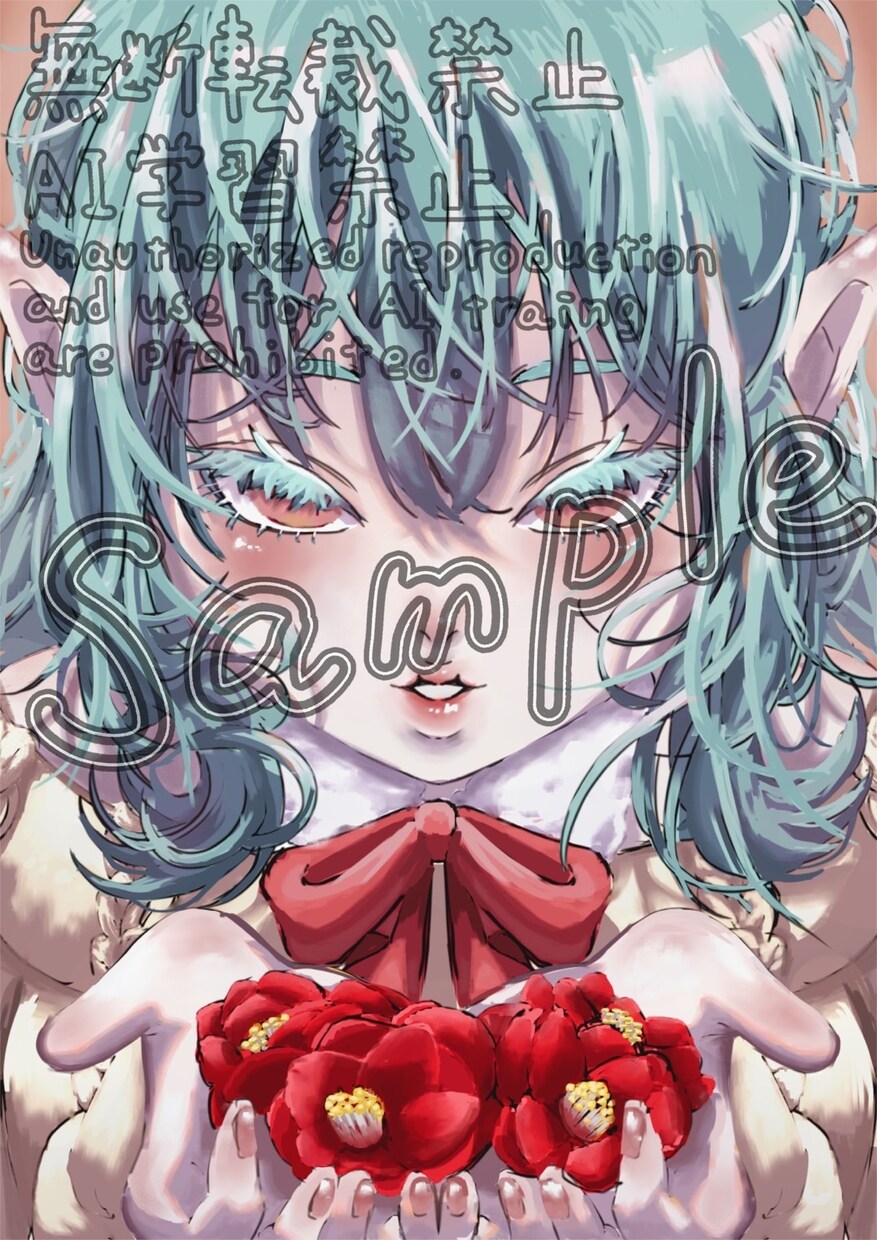 儚いような美しい女の子を描きます まつ毛が特徴的でどこか幻想的な女の子を描きます‼︎ イメージ3