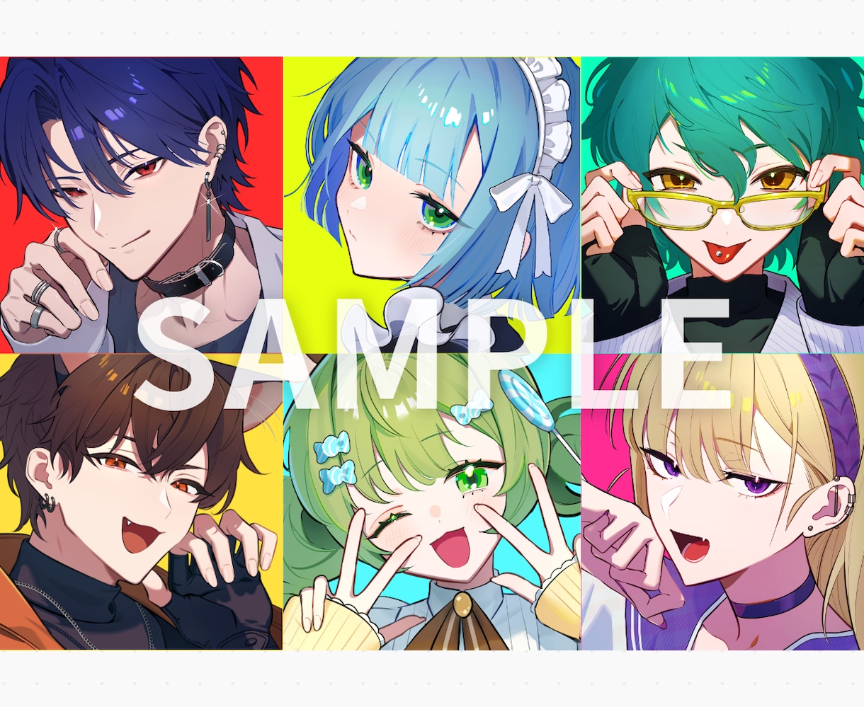 SNS・活動用のアイコン制作します 一瞬で目を惹く、映えるカッコ可愛いビジュアル イメージ4