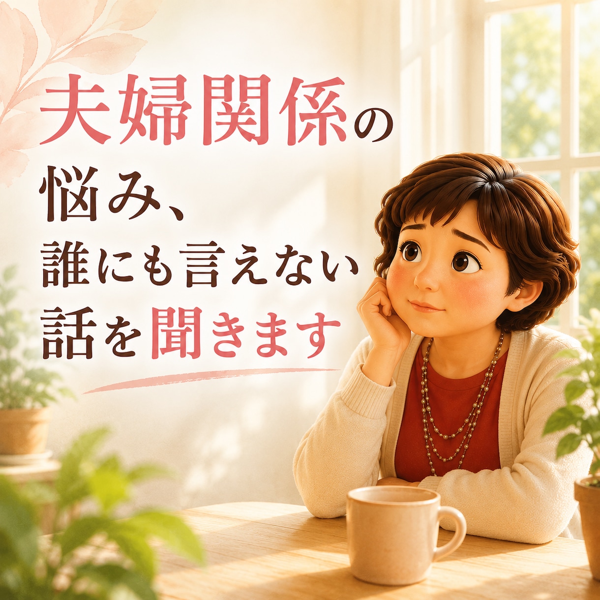 夫婦関係の悩み、誰にも言えない話を聞きます 夫婦には、二人にしかわからない事情があります イメージ1