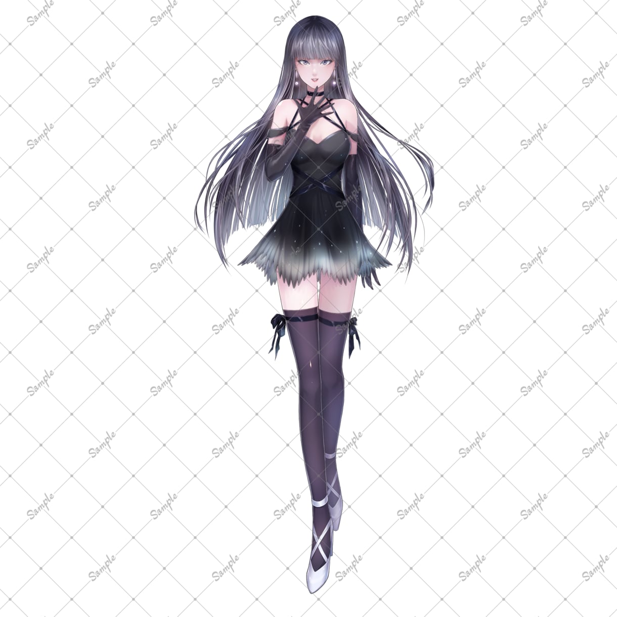 完成品！表情８種＋角＋尻尾の小悪魔ちゃん販売します 【完成品】全32種類の立ち絵になります！【すぐお渡し可能】 イメージ2