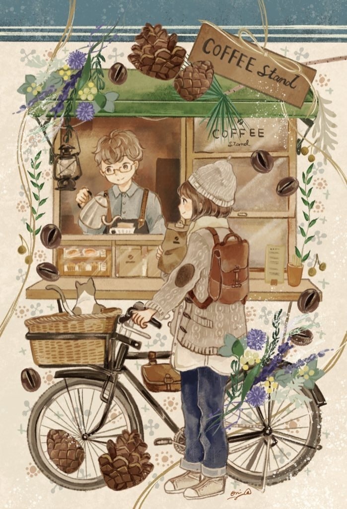 オリジナルイラスト制作いたします 暖かみのあるアナログタッチのほんわかイラスト制作いたします。 イメージ3