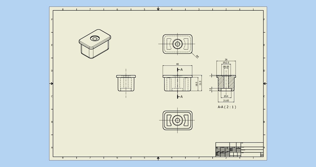 3Dプリント用データ,工作部品、DIY図面作ります 3Dモデリング　3Ｄデータ　工作、D.I.Y.部品図、組立図 イメージ5