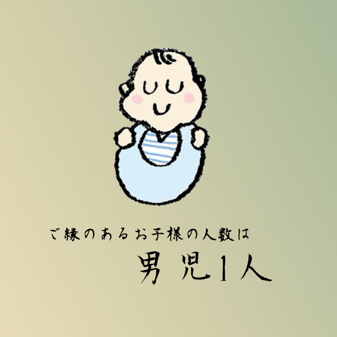 子宝鑑定＊性別・人数・時期を鑑定いたします この先妊娠出来るのか？高度不妊治療経験鑑定士がご縁を見ます イメージ3