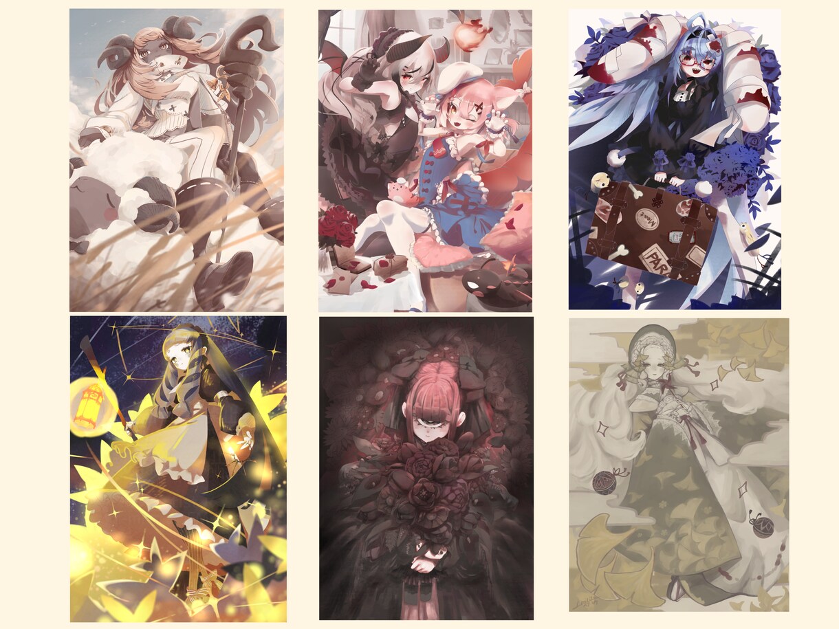 一枚絵描きます 歌ってみたや小説などの表紙、挿絵などにお使いいただけます イメージ2